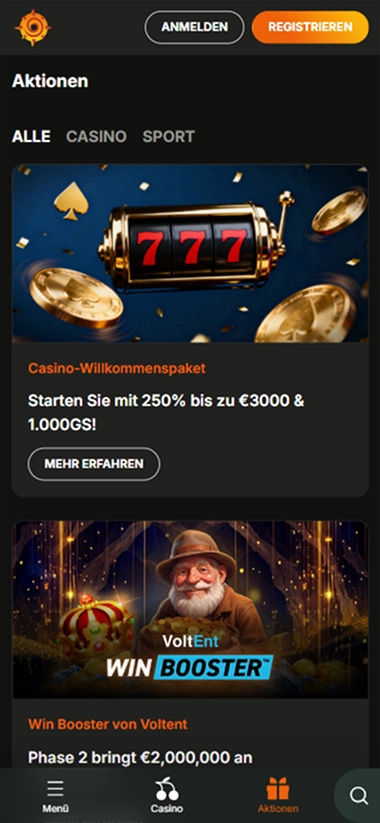 screen-2 Zuluspins Aktionen Willkommenspaket Win Booster